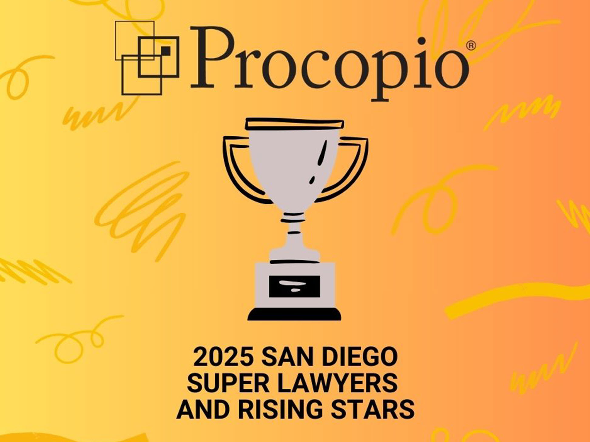 9 Procopio Practice Areas Represented in 2025 San Diego Super Lawyers ...