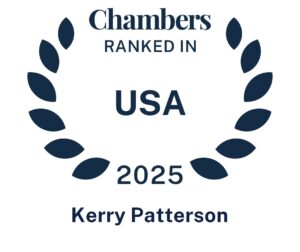 Chambers recognition badge for Kerry Patterson